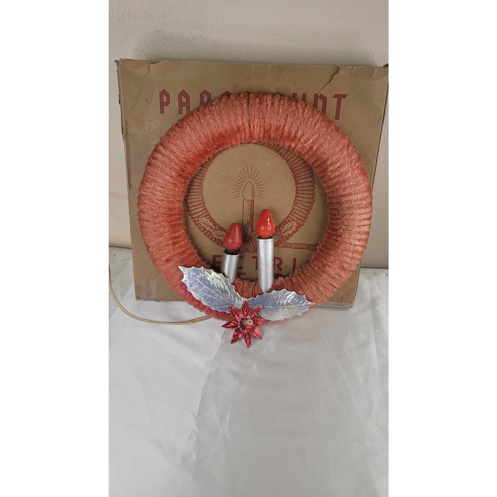 vintage Paramount Electric Wreath WORKS